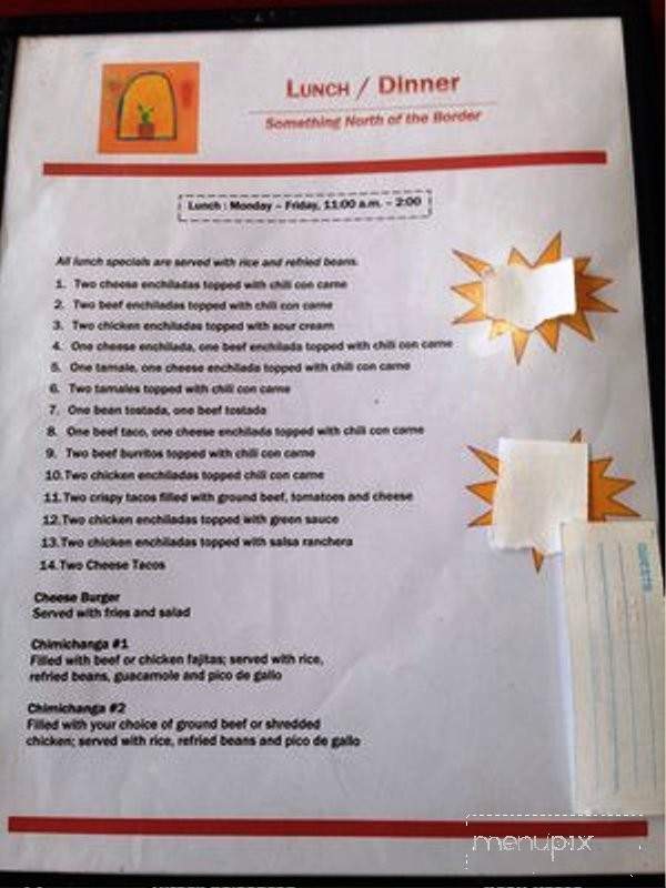 San Marcos Mexican Grill - Melissa, TX menu_pic