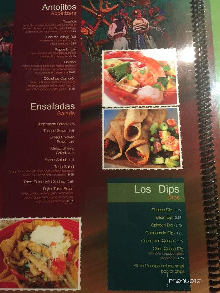 Sauza's Mexican Restaurant - Denver, NC menu_pic