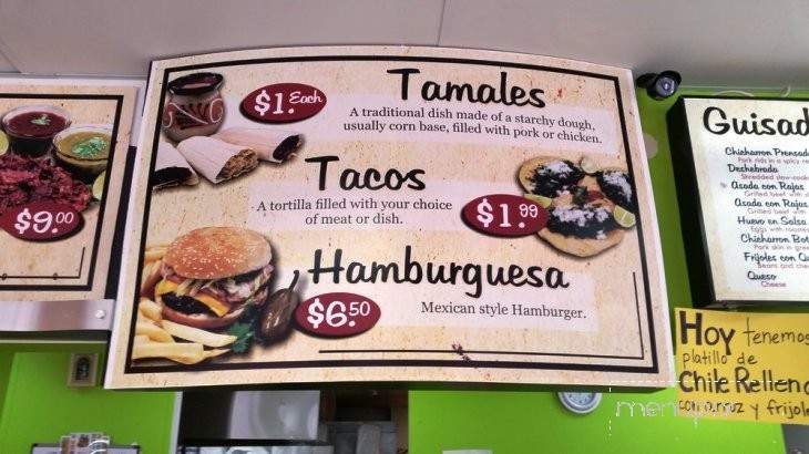 Sazon Los Abuelos - Houston, TX menu_pic