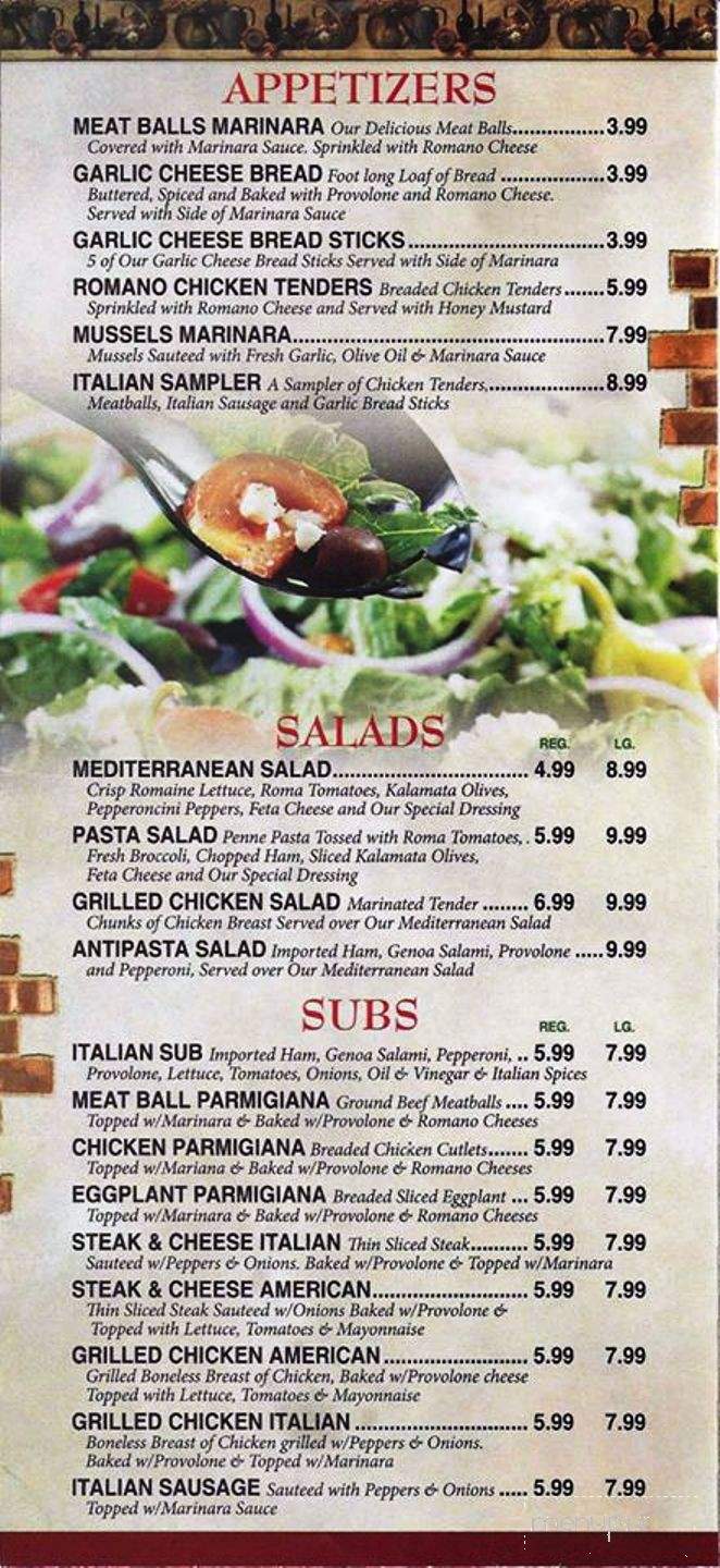 Schianos Fast Casual Italian - Columbia, SC menu_pic