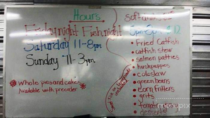 Secret Garden - West Columbia, SC menu_pic