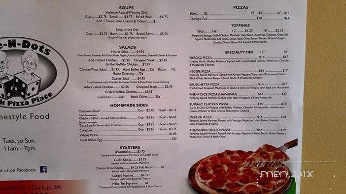 Seve-n-Dots Publik Pizza Place - Carlisle, PA menu_pic