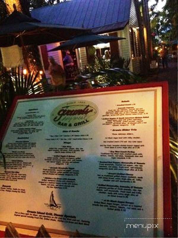 Shameless Lounge with Chef Josh Furman - Key West, FL menu_pic