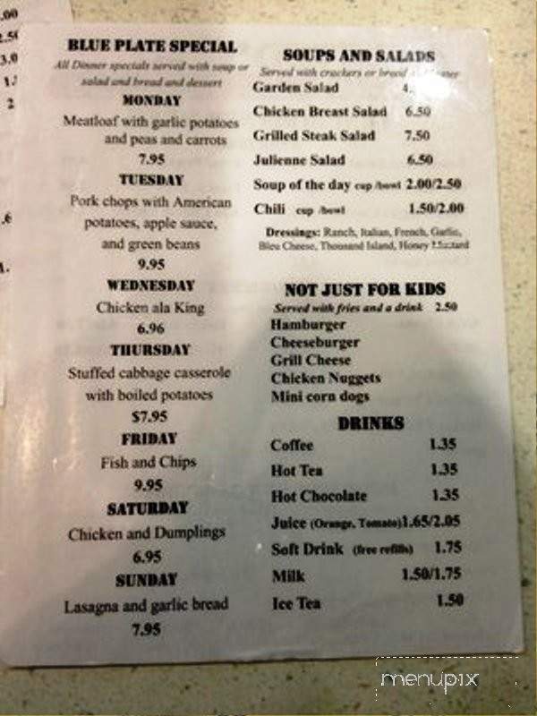 Skeeters Diner - Whiting, IN menu_pic