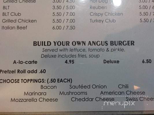 Skeeters Diner - Whiting, IN menu_pic