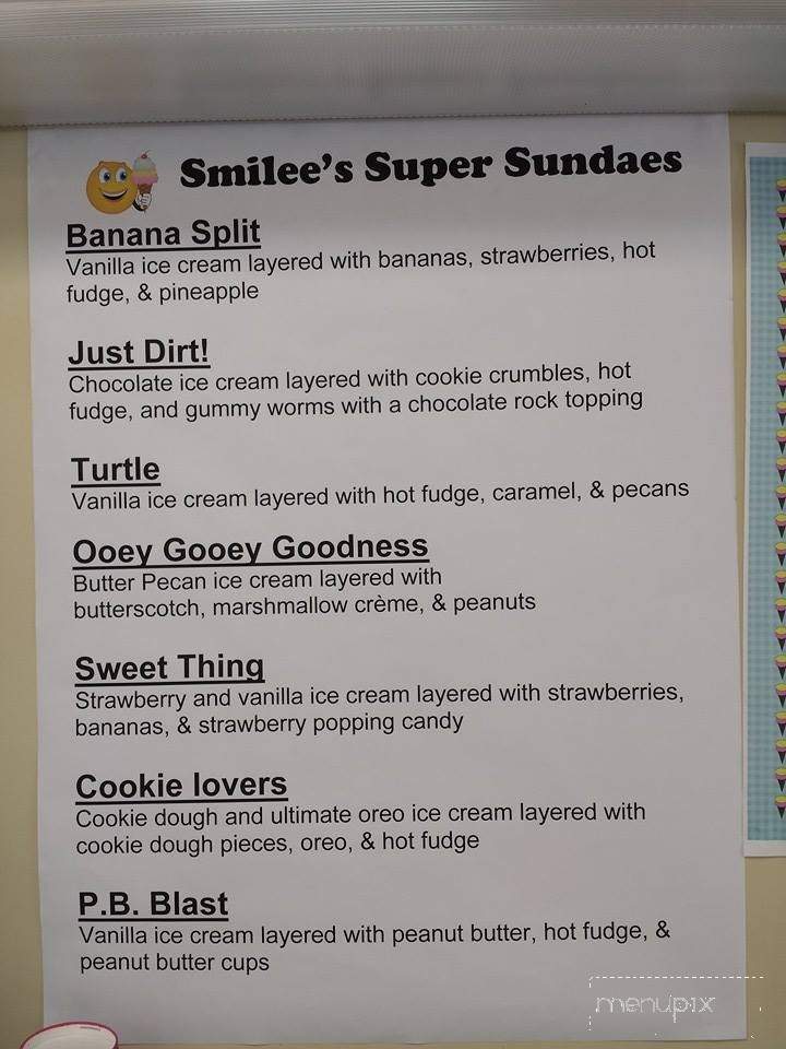 Smilee's - Eldridge, IA menu_pic
