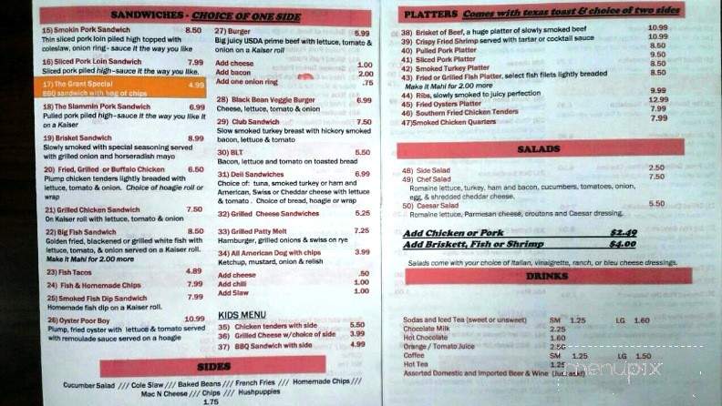 Smokin' Ice House - Grant-Valkaria, FL menu_pic
