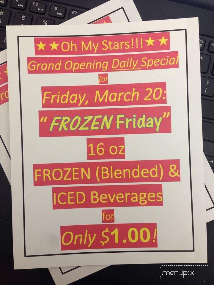 Snow Peak Coffee Company - Albany, OR menu_pic