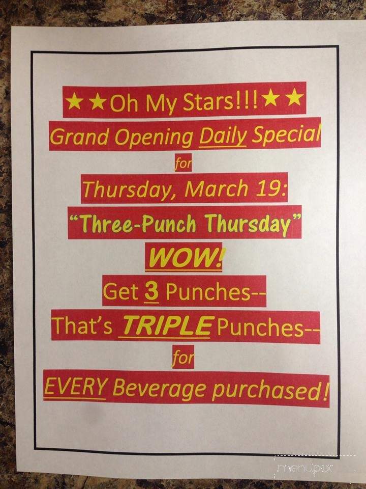 Snow Peak Coffee Company - Albany, OR menu_pic