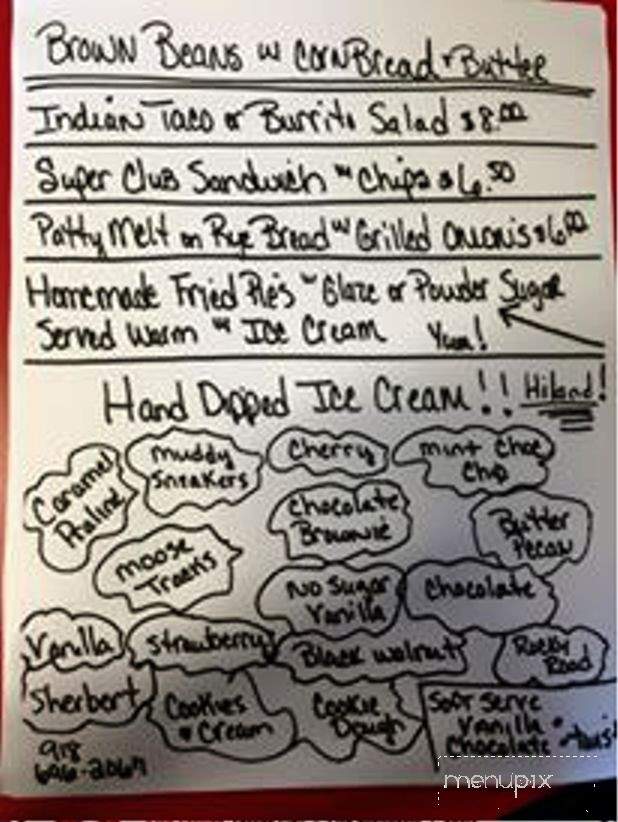 Somethin' Sweet - Stilwell, OK menu_pic