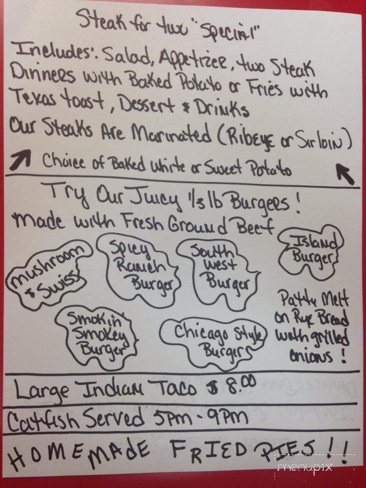 Somethin' Sweet - Stilwell, OK menu_pic