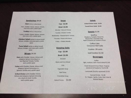 Soup & More - Stephenville, TX menu_pic