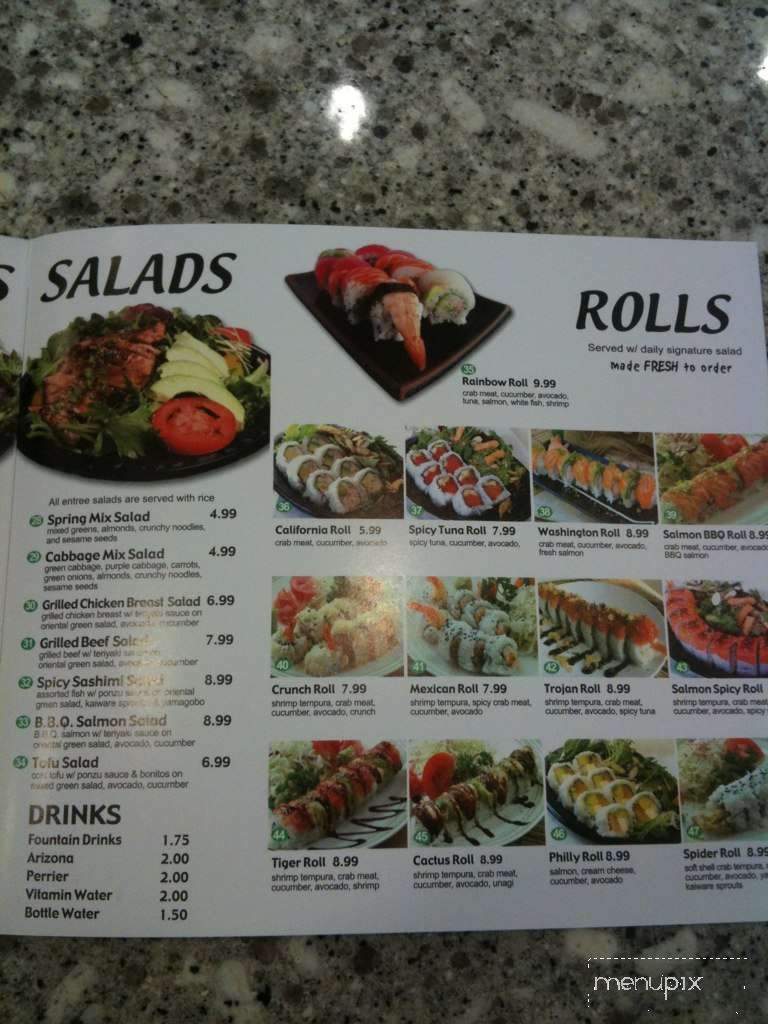 Soy Grill & Roll - Los Angeles, CA menu_pic
