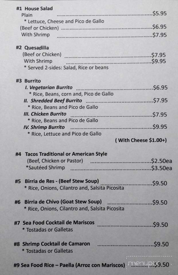 Spice & All - Shreveport, LA menu_pic
