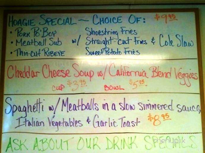 Sportz Landmark Bar & Grill - Sarasota, FL menu_pic