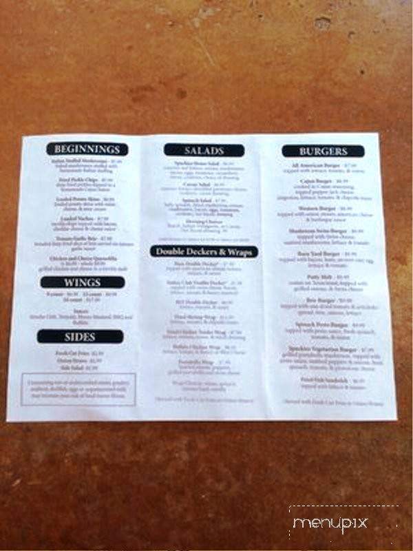 Spuckies By the Bay - Fairhope, AL menu_pic