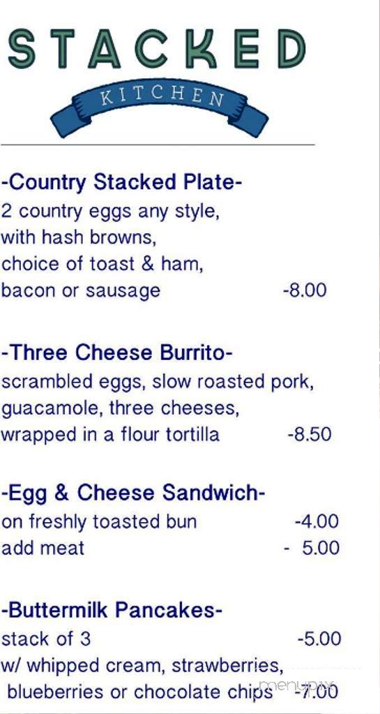 Stacked Kitchen - Sharon, CT menu_pic