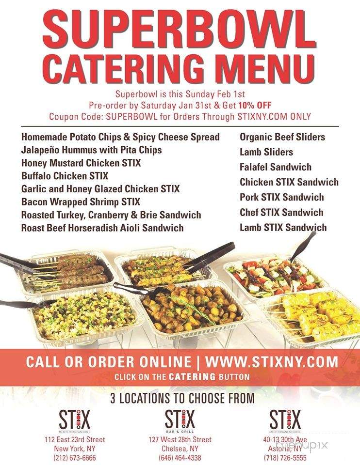 Stix - Astoria, NY menu_pic