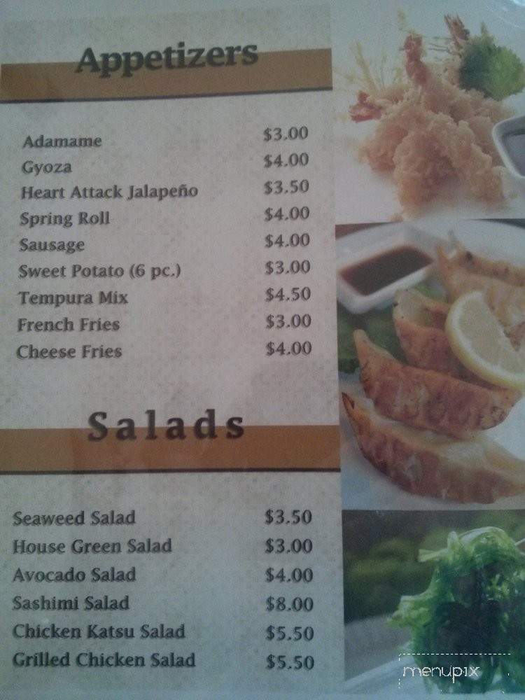 Sushi & Ramen Japanese Restaurant - Arlington, TX menu_pic