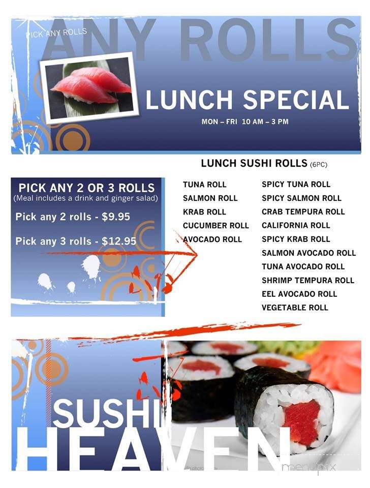 Sushi Heaven - Sanford, FL menu_pic