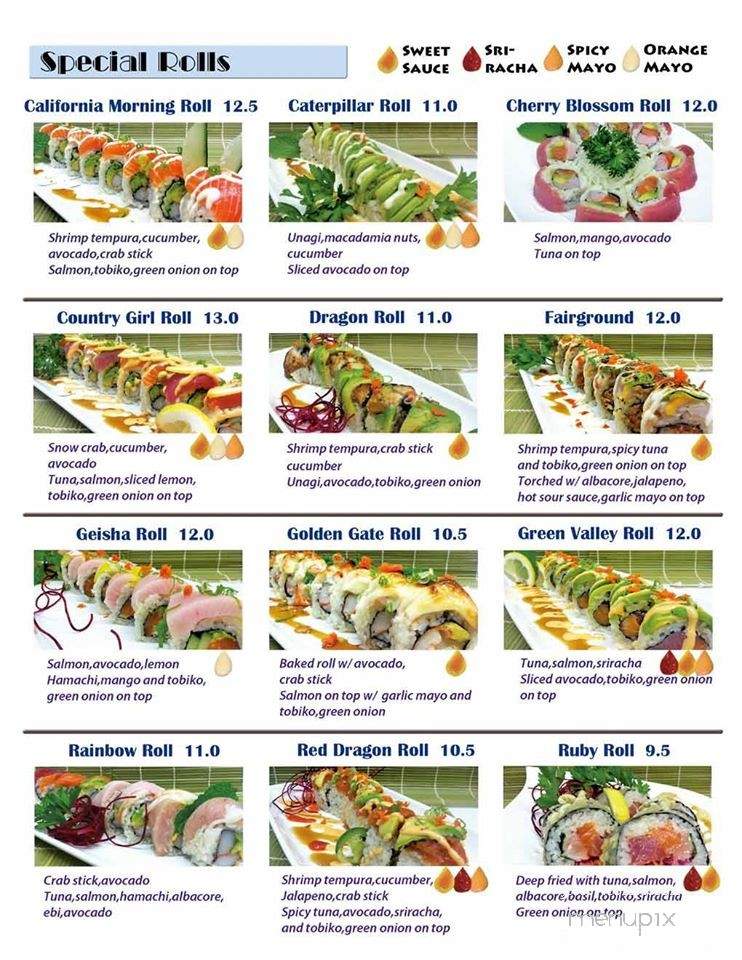 Sushi Qu - Watsonville, CA menu_pic