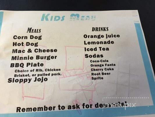 Sweet and Smokey Diner - Bremerton, WA menu_pic