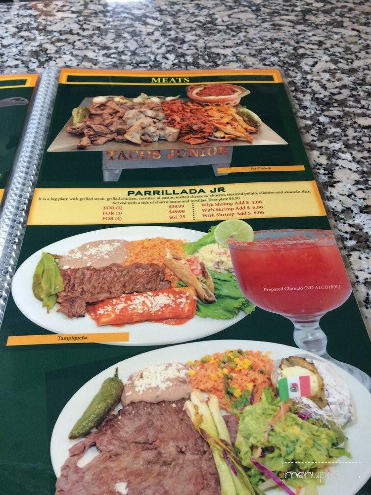 Tacos Junior - Denver, CO menu_pic