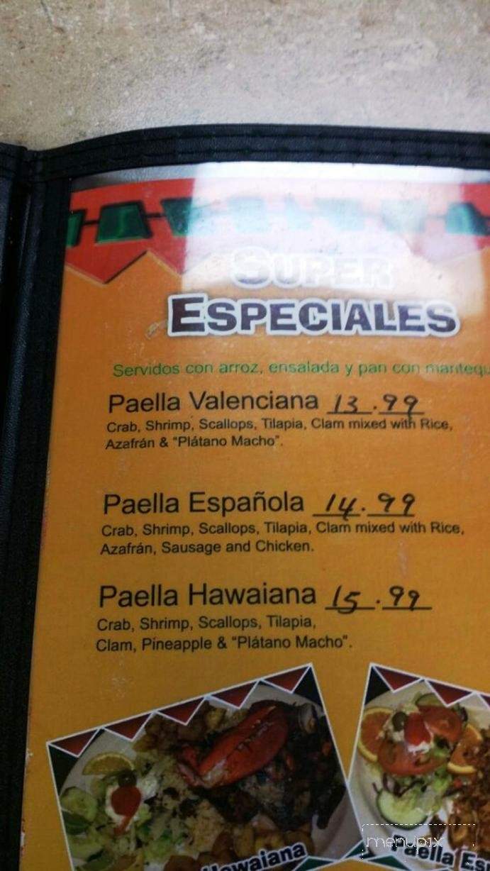 Taqueria El Sabroso - Garland, TX menu_pic