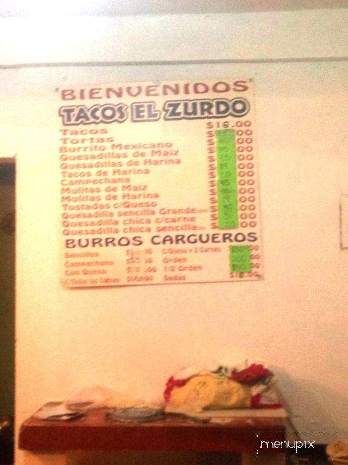 Taqueria El Zurdo - Houston, TX menu_pic