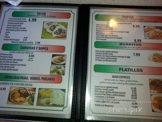 Taqueria Ramirez - Florence, KY menu_pic