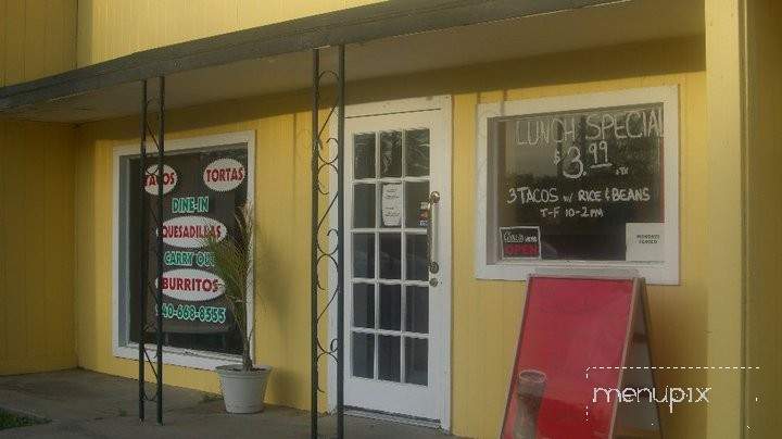Taqueria Taco Loco - Gainesville, TX menu_pic