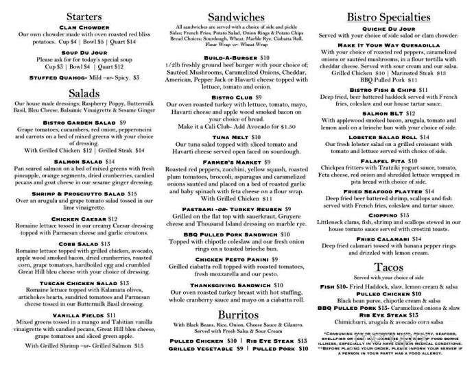 Tastebuds - Mattapoisett, MA menu_pic