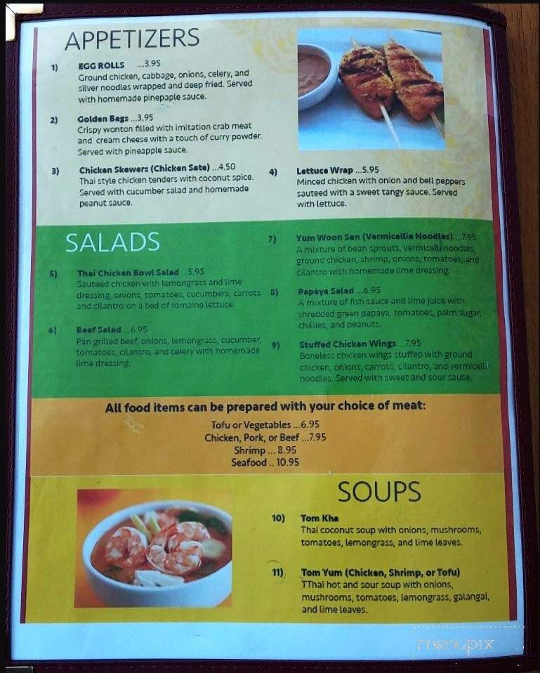 Thai Chicken Bowl - Fort Smith, AR menu_pic