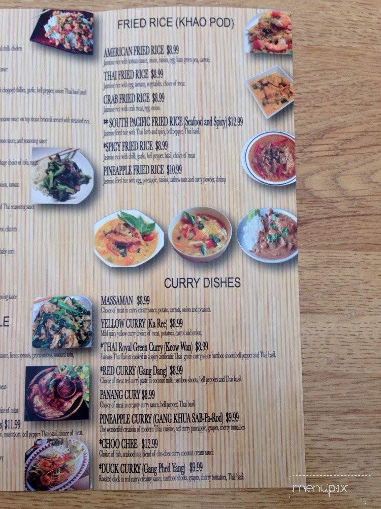 Thai Chili Restaurant - Salt Lake City, UT menu_pic