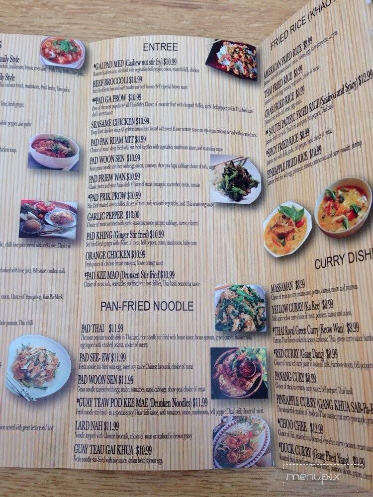 Thai Chili Restaurant - Salt Lake City, UT menu_pic