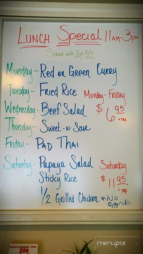 Thai Pepper - Fort Walton Beach, FL menu_pic
