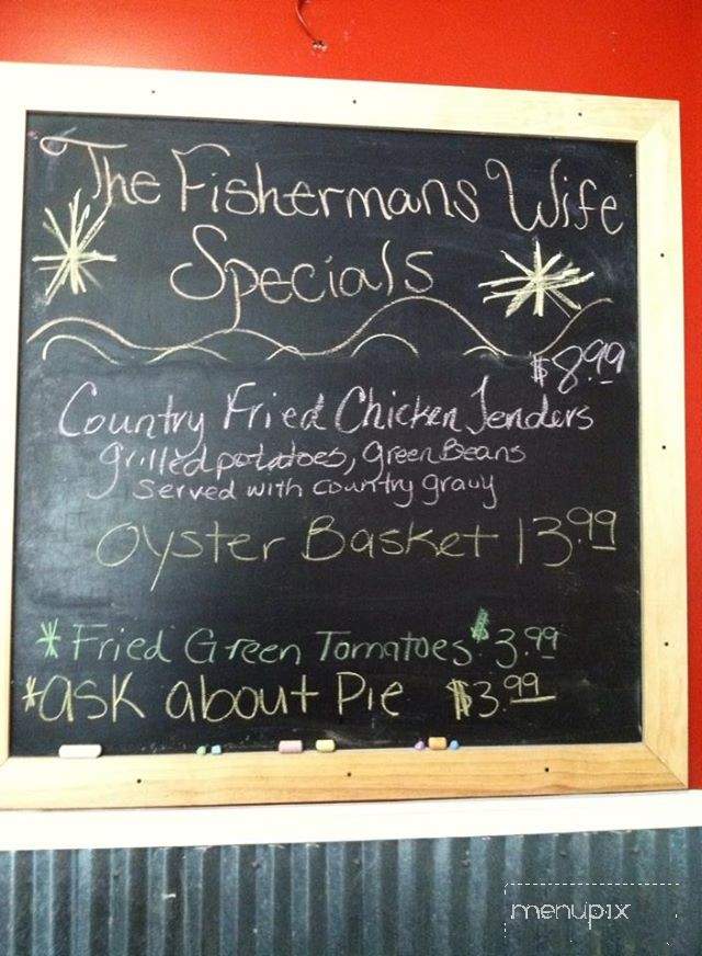 The Fisherman's Wife - Tallahassee, FL menu_pic