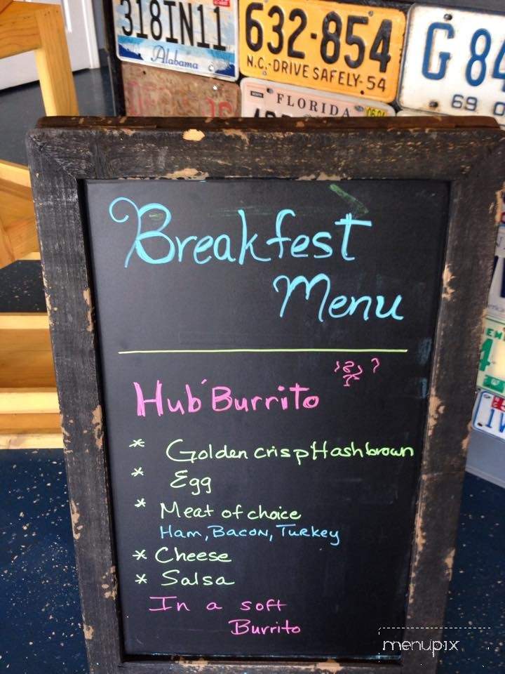 The Hub - Robbinsville, NC menu_pic