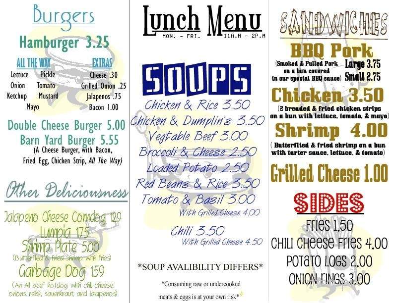 The Other Place - Milton, FL menu_pic