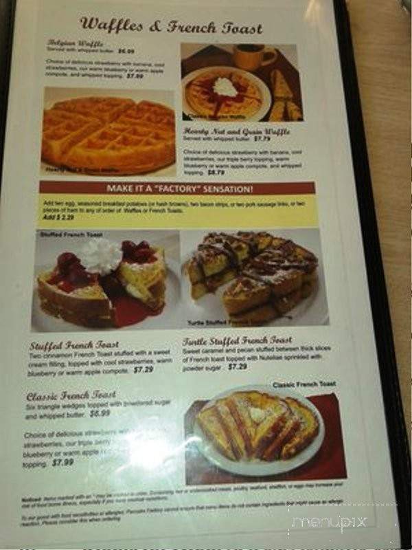 The Pancake Factory - Gardena, CA menu_pic