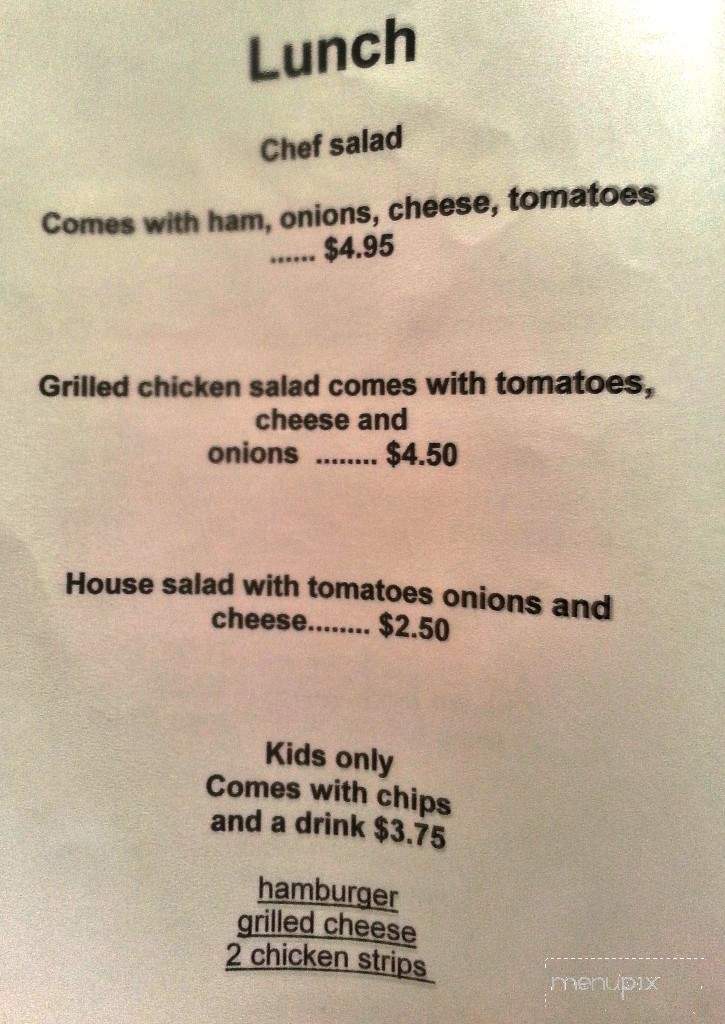 Menu of Tim's Kitchen in North Vernon, IN 47265
