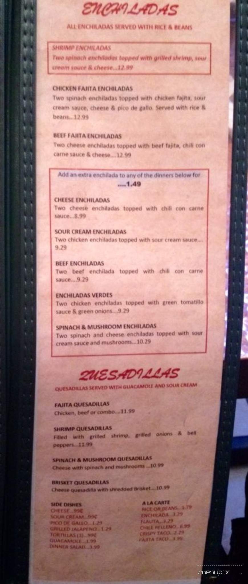 Tio Lucas Restaurante Mexicano - Weatherford, TX menu_pic