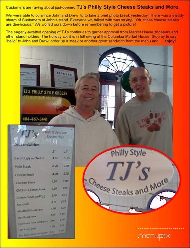 /380277952/Tjs-Cheese-Steaks-and-More-Columbia-PA - Columbia, PA