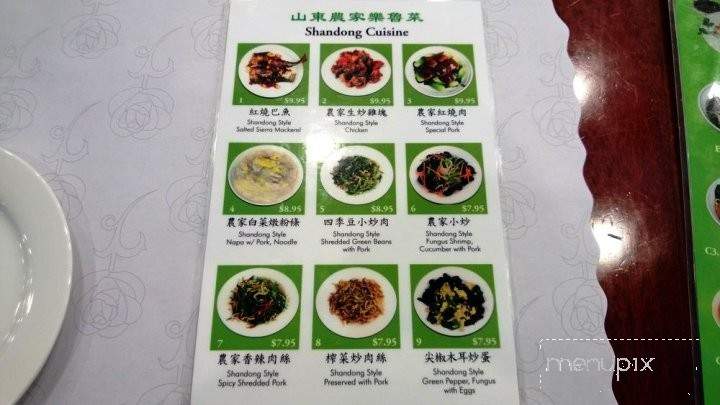 Tong Dumpling - Cupertino, CA menu_pic