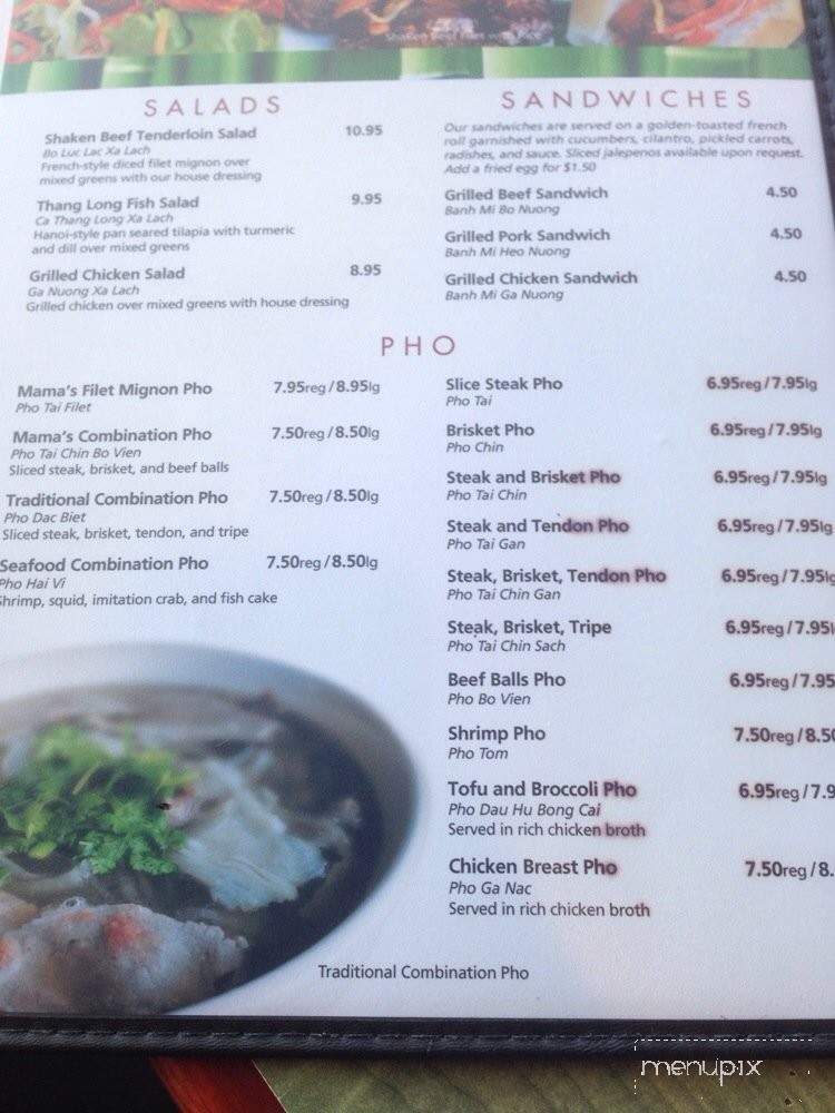 Top Noodle 2 - Costa Mesa, CA menu_pic