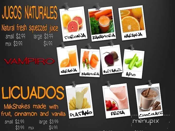 Tortisimas - Denver, CO menu_pic