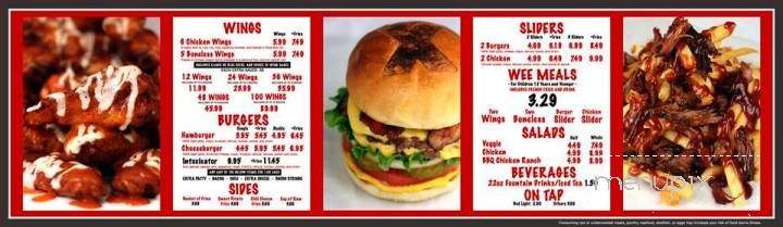 Toxic Wings & Fries - Eugene, OR menu_pic