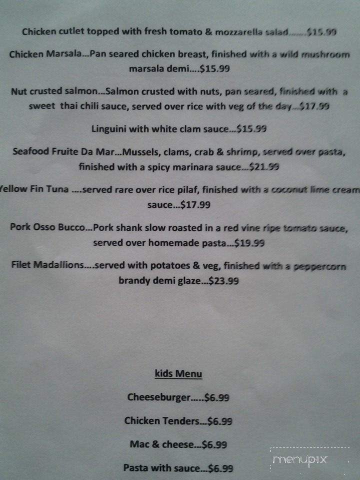 Trackside - Utica, NY menu_pic