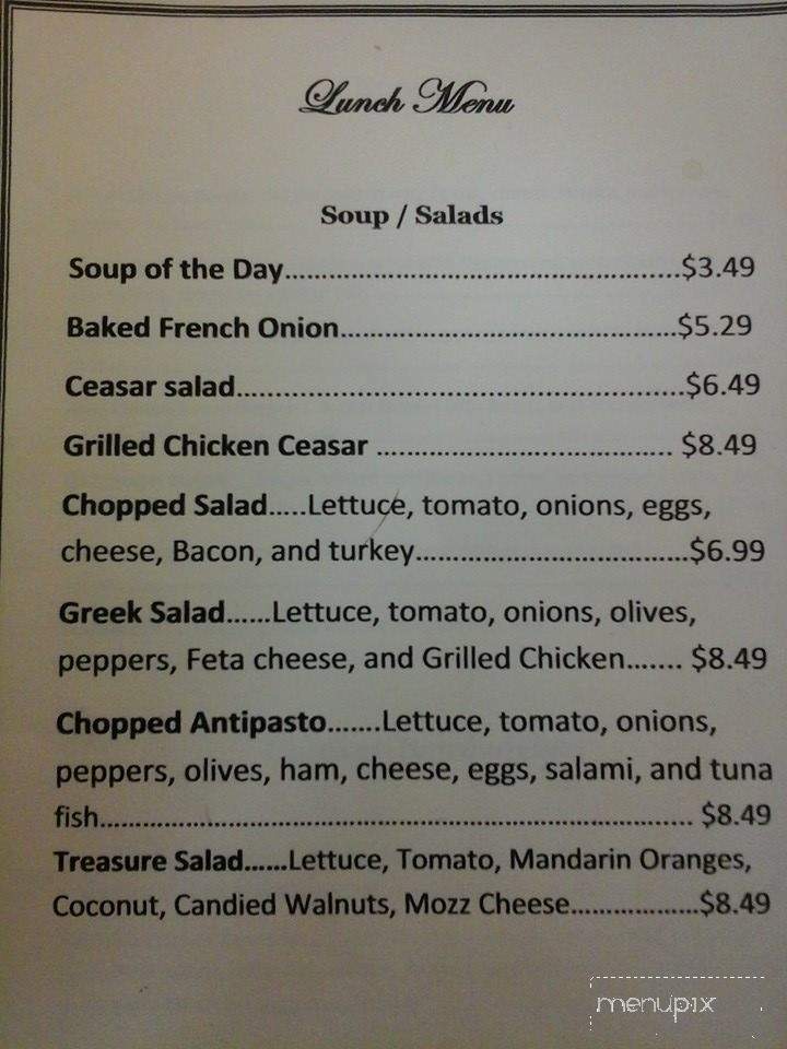 Trackside - Utica, NY menu_pic