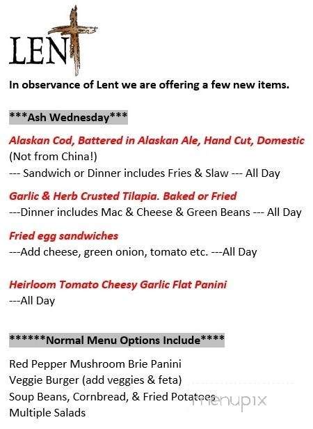 Trusty Woods - Fort Recovery, OH menu_pic